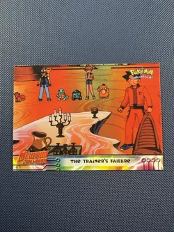 Mewtwo Strikes Back The Trainers Failure #22 Topps Pokemon Card Non Holo NM - Image 1