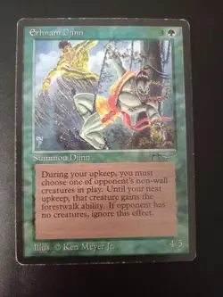 MTG Arabian Nights - Erhnam Djinn - LP # 1 - Magic the Gathering - Image 1