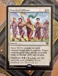 MTG - Secrets of Strixhaven - Practiced Offense - R 0025 - M/NM - Image 1