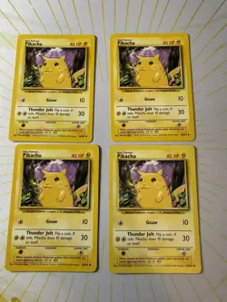 Pokemon TCG Pikachu Base Set 58/102 Regular Unlimited Common LP Condition ✨ - Image 2