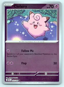 Pokemon Clefairy Perfect Order ME03 REVERSE HOLO C 030/088 NM - Image 1