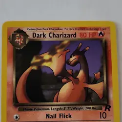 The Pokemon Company Dark Charizard 21/82 Team Rocket Rare Regular English 2000 - Image 2