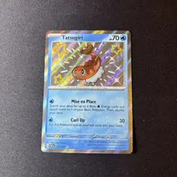 NM! Tatsugiri (127/091) Paldean Fates Baby Shiny Rare Pokemon Card - Image 1