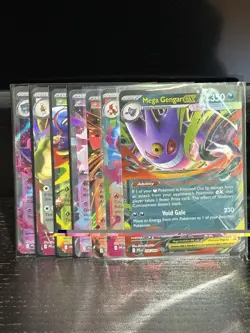 Pokemon TCG PFLN Holo Full Art EX Lot (7) Mega Gengar, Mega Charizard X - Image 1