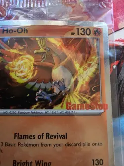 HO-OH 010/086 GAMESTOP EXCLUSIVE STAMPED PROMO SEALED NM - Image 2
