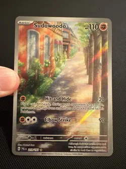 Pokemon TCG Sudowoodo - 219/193 SV02: Paldea Evolved Illustration Rare NM - Image 2