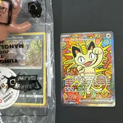 Pokemon Meowth Perfect Order SIR 121/088 and McDonalds 2017 NEW Promo 8/12 - Image 1