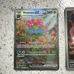 Pokemon TCG SV 151 Venusaur ex 198/165 Full Art Holo + Charmander 168/165 - Image 2
