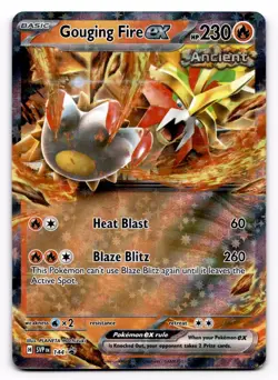 Gouging Fire ex 144 Holo Scarlet & Violet Promo NM - Image 1