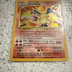 Pokemon TCG Wizards Charizard Base Set Holo Rare 4/102 1999 120 HP Stage 2 - Image 2