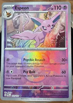 Pokemon TCG Espeon 33/131 Masterball Reverse Holo - Prismatic Evolutions NM/M - Image 1