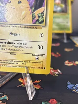 Pokemon-1st Edition- Pikachu (Yellow Cheeks) 58/102 Base Set- German Mint! Clean - Image 4