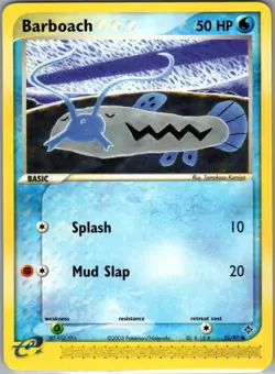 Barboach 51/97 Non Holo Dragon - Pokemon Card - NM - Image 1