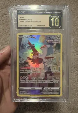 Latias GG20/GG70 Crown Zenith: Galarian Gallery Holo Card CGC Pristine 10 - Image 1