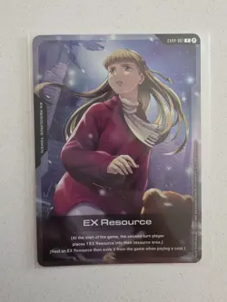 Gundam Card Game EX Resource EXRP 001 Relena Promo SDCC 2025 English Sealed - Image 1