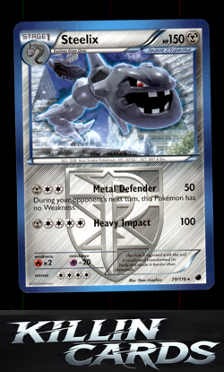 Steelix (Team Plasma) 79/116 Pokemon Rare Plasma Freeze Card LP - Image 1