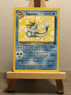 Vaporeon 28/64 Jungle Rare WOTC Pokemon TCG Card Non Holo - Image 1