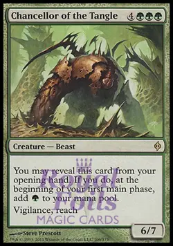 Chancellor of the Tangle 1x FOIL NPH MTG New Phyrexia Rare MINT green - Image 1