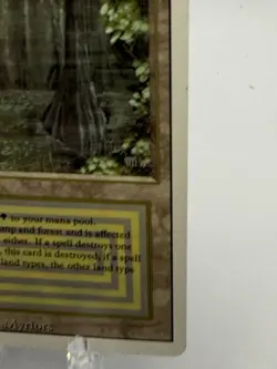 Magic the Gathering 1994 Bayou Revised Edition Rare Dual Land - Image 3