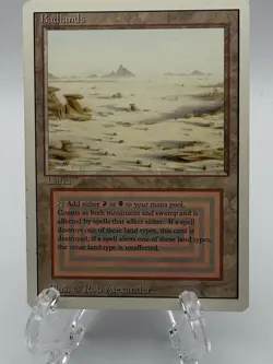 MTG Magic the Gathering Badlands Dual Land Revised Edition - Image 1