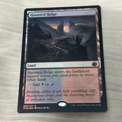 Haunted Ridge Foil R Innistrad: Midnight Hunt 263 NM - Image 2