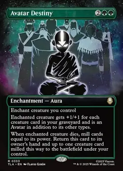 1x Avatar Destiny - Foil Extended Art NM Eng MTG - Avatar The Last Airbender - Image 1