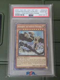 2021 Yugioh 1st Edition Ogdoabyss, The Ogdoadic Overlord Collectors Rare Psa 10 - Image 1