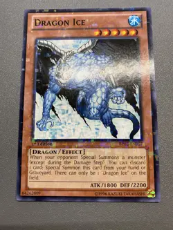 Yu-Gi-Oh! Dragon Ice Mosaic Rare 1st Edition BP02-EN057 MP - Image 1