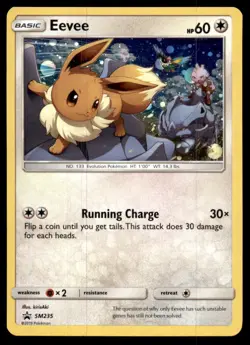 Eevee - SM235 Holo Promo Sun & Moon Promo Pokemon Lightly Played - Image 1