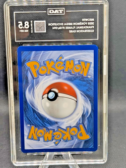 Title: 2025 Pokemon Meowth 106/094 Illustration Rare TAG 8.5 Phantasmal Flames - Image 3