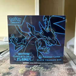 Pokemon TCG Phantasmal Flames Pokemon Center Exclusive Sealed Elite Trainer Box - Image 1