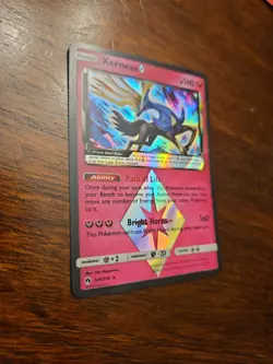 Xerneas ◇ 144/214 Prism Star Rare Lost Thunder Pokemon Near Mint - Image 3
