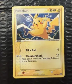 The Pokemon Company Pikachu 60/106 Emerald Common Regular Eng 2005 50 HP - Image 1