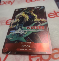 Brook ST01 011 C WINNER Promotional Tournament English HOLO One Piece Card Game - Image 1