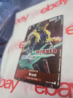 Brook ST01 011 C WINNER Promotional Tournament English HOLO One Piece Card Game - Image 2