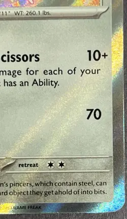 NM Scizor 191/091 Holo Paldean Fates Authentic Pokemon Card - Image 5