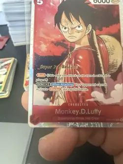 One Piece Card Game Monkey.D.Luffy ST01-012 SR Super Pre-Release Stamp M/NM - Image 3