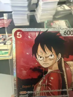 One Piece Card Game Monkey.D.Luffy ST01-012 SR Super Pre-Release Stamp M/NM - Image 4