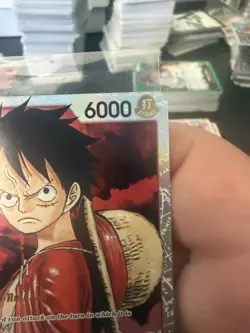 One Piece Card Game Monkey.D.Luffy ST01-012 SR Super Pre-Release Stamp M/NM - Image 5