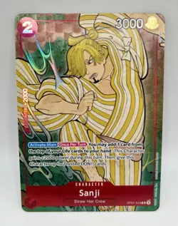 Sanji (English Version 1st Anniversary Set) - One Piece Promotion Cards OP01-13 - Image 1