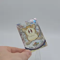Raticate #20 Topps TV Animation Edition Foil Holo Pokemon Card 1999 MP - Image 5