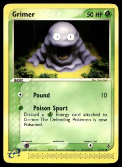 Yuka Morii Grimer 57/97 Dragon MP Pokemon TCG - Image 1