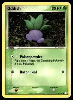 Yuka Morii Oddish 68/101 Hidden Legends Pokemon TCG - Image 1