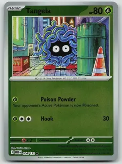 Pokemon Tangela 006/132 Mega Evolution Common Reverse Holo NM - Image 1