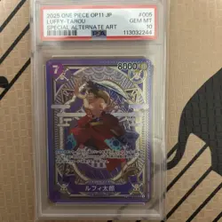 PSA10 Luffytaro ST18 005 SR SP Special Card One Piece Mighty Fist - Image 1