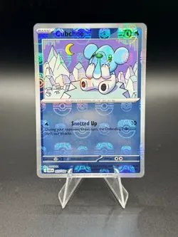 Pokemon SV: Black Bolt Cubchoo (Master Ball Pattern) 025/086 NM - Image 1
