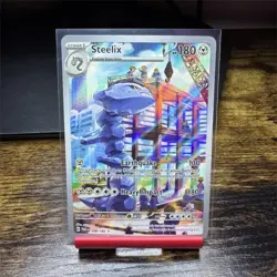 Pokemon - Steelix Paradox Rift 208/182 SV04 IR Holo Full Art - Image 1