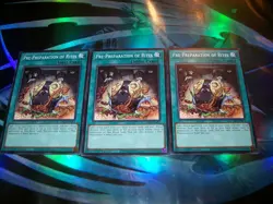 3x Pre-Preparation of Rites 1st Edition Common L26D-ENM11 Yu-Gi-Oh! - Image 1
