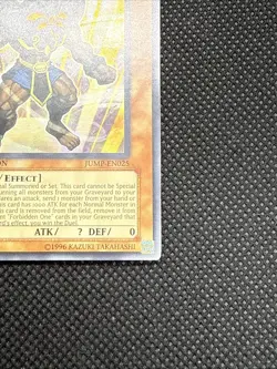 2002 Yu-Gi-Oh Shonen Jump Promos Exodius the Ultimate Forbidden Lord #JUMP-EN025 - Image 5