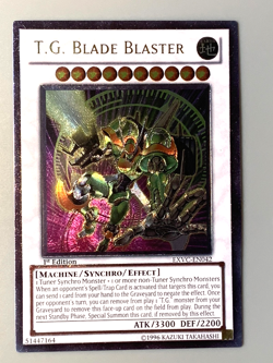 yugioh T.G. Blade Blaster EXVC-EN042 Ultimate Rare 1st Edition near mint - Image 1
